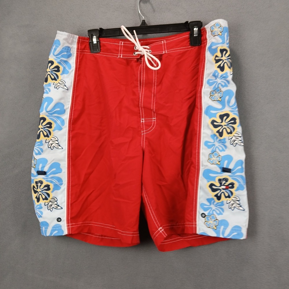 Mens Swim Trunks Shorts XL Multicolored Floral Performance Beach Wear Surfing